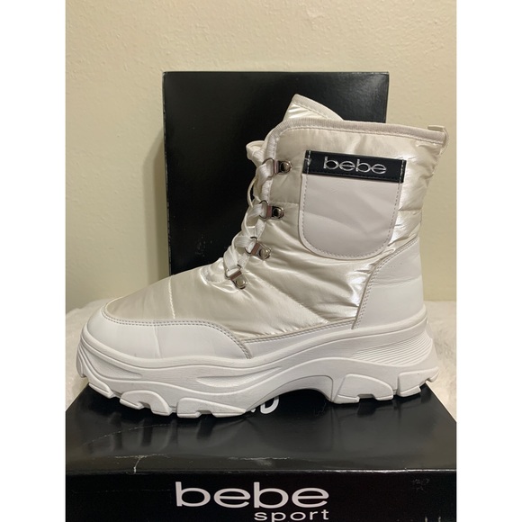 BEBE Jadah Lug Sole Hiking Boots 🤍 - Picture 7 of 17